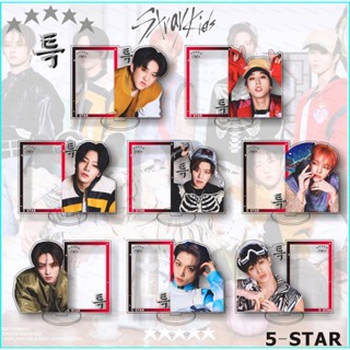 Straykids Bang Chan Lee Min-Ho I.N กรอบอะคริลิค 5-STAR สําหรับตั้งการ์ดรูปภาพ