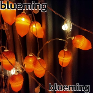 Blueming2 สายไฟหิ่งห้อย LED รูปผลไม้ สีแดง ใช้แบตเตอรี่ สําหรับตกแต่งปาร์ตี้ฮาโลวีน