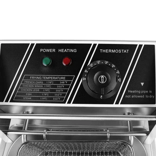 หม้อทอด หม้อทอดไฟฟ้า ขนาด 6 ลิตร หม้อทอดเพื่อการพาณิชย์ Deep fryer หม้อทอด เตาทอด Electric fryer commercial single