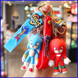 พวงกุญแจ จี้ฟิกเกอร์การ์ตูนเม่นโซนิค GP1 Sonic the Hedgehog แฟชั่น สําหรับเด็ก PG1