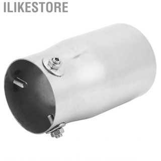 Ilikestore 76x89mm Automotive Exhaust Tail  Stainless Steel Muffler Tip Universal for Car