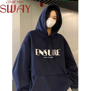 SWAY เสื้อกันหนาว เสื้อแขนยาว เสื้อฮู้ด คุณภาพสูง Korean สบายๆ ทันสมัย A98J1IL36Z230909