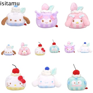 Isitaft จี้ตุ๊กตาอนิเมะ My Melody Kuromi Pochacco Cinnamoroll Cinnamoroll สําหรับกระเป๋านักเรียน