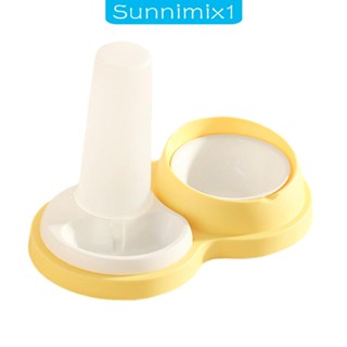 [Sunnimix1] 2 in 1 ชุดชามใส่อาหาร สําหรับสัตว์เลี้ยง แมว