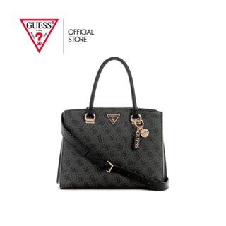 GUESS กระเป๋าถือ รุ่น BG787906 NOELLE GIRLFRIEND SATCHEL สีดำ