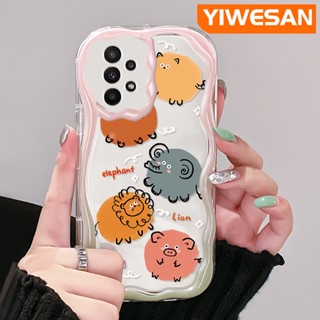 เคสโทรศัพท์มือถือ ซิลิโคนใส กันกระแทก ลายการ์ตูนสวนสัตว์น่ารัก สีสันสดใส สําหรับ Samsung galaxy A22 4G A22 5G M22 A21s A23 A24