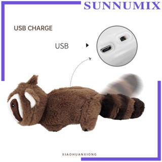 [Sunnimix] ของเล่นตุ๊กตาไฟฟ้า แบบนิ่ม แบบพกพา สําหรับแมวในร่ม