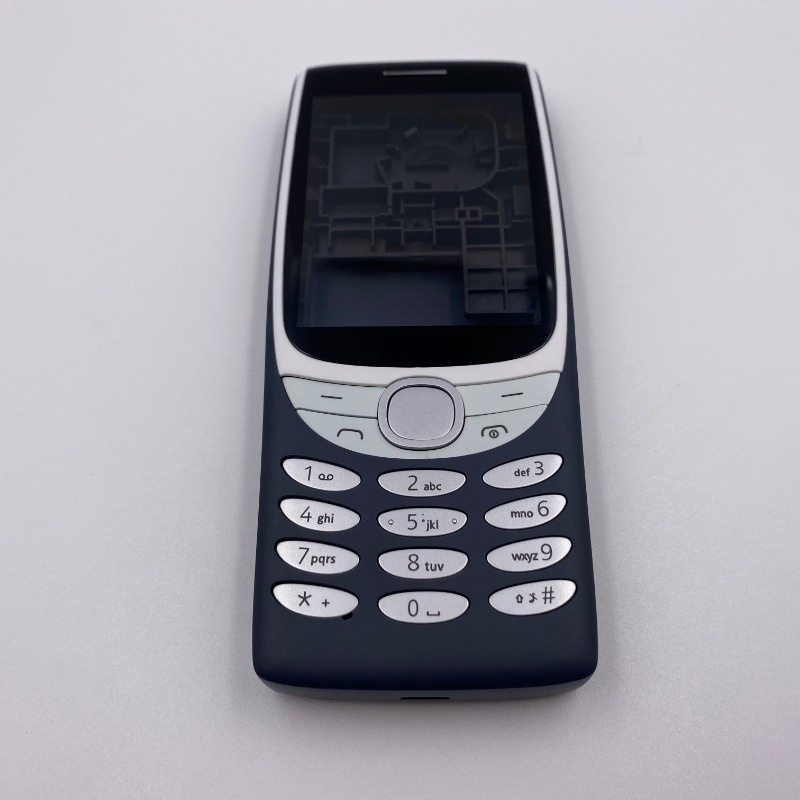 ใหม่ เคสกรอบด้านหน้า แบบเต็ม พร้อมฝาครอบแบตเตอรี่ และปุ่มกดภาษาอังกฤษ สําหรับ Nokia 8210 4G