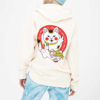 Ripndip เสื้อกันหนาว แขนยาว มีฮู้ด ทรงหลวม ลายการ์ตูนแมว ราคาถูก สําหรับผู้ชาย และผู้หญิง