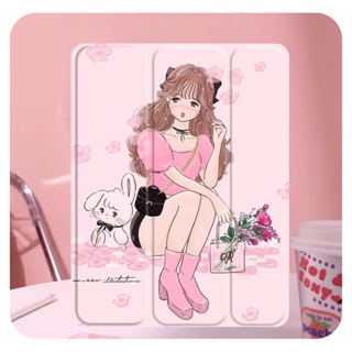 พับได้ เคาไอแพด ลายการ์ตูน เคสใสไอแพด Mikko ไอเเพด 10.2 gen7/8/9 iPad gen10 ipad Pro11 2018-2022 ipad 10.9 Air4/5 mini45