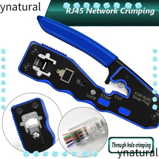 Ynatural คีมย้ําหางปลา 8P8C Cat7 Cat6 Cat5 RJ45