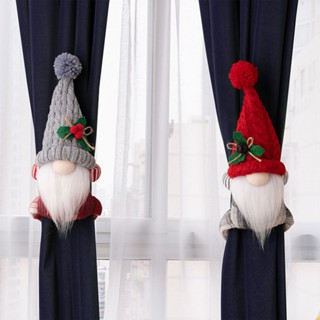 ⚡XMAS⚡Curtain Buckle Curtain Button Gnome Faceless Doll Durable Xmas New Year Decor