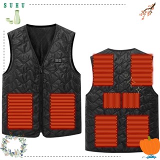 Suhu เสื้อแจ็กเก็ตกันความร้อนไฟฟ้า USB 8 พื้นที่ สําหรับผู้ชาย และผู้หญิง