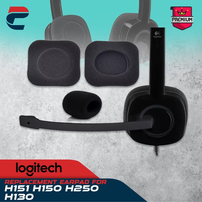 Logitech H150 H130 H250 H151 แผ่นรองเมาส์โฟมแผ่นรองหูฟัง