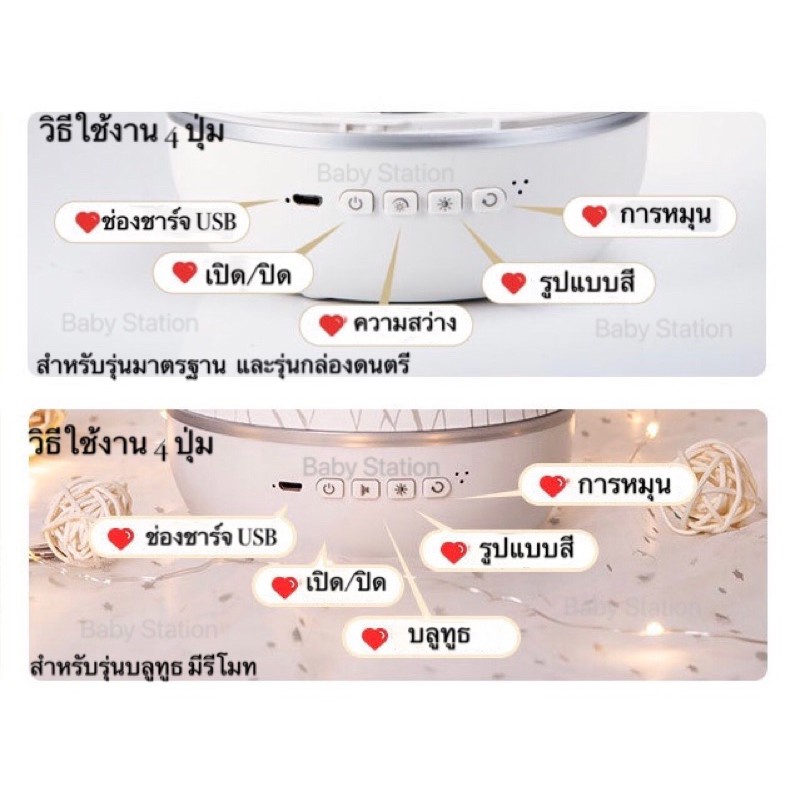 ▶พร้อมส่ง]◀โคมไฟดวงดาว โคมไฟดาว ท้องฟ้าจำลอง โคมไฟโปรเจคเตอร์ - รูปที่ 3