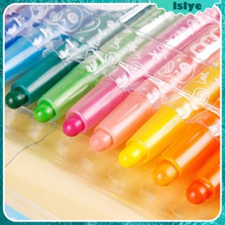 [Lslye] ดินสอสีน้ํา หมุนได้ 18 สี สําหรับร่างภาพ