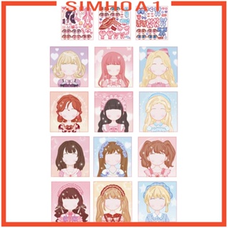 [Simhoa1] หนังสือสติกเกอร์ Make A Face หลากสีสัน ของเล่นเสริมการเรียนรู้ สําหรับเด็กอายุ 3 ปีขึ้นไป