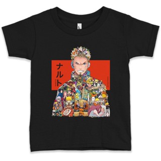 เสื้อยืด พิมพ์ลายการ์ตูนนารูโตะ สําหรับเด็กผู้ชาย V1 52