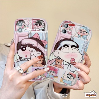 เคสโทรศัพท์มือถือแบบนิ่ม ลายการ์ตูนชินจัง 3D สําหรับ Samsung A14 A34 A54 A03 A03s A04 A04e A04s A23 A13 A33 A53 A12 A22 A52 A52s A32 A51 A50 A50s A30s