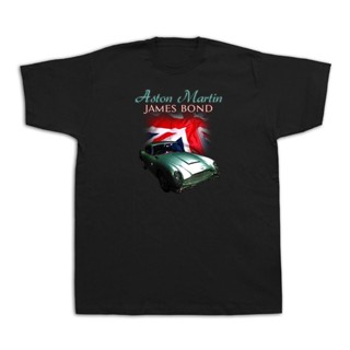 [COD]เสื้อยืด พิมพ์ลายธงอังกฤษ James Bond Aston Martin Db5 S 007 สําหรับผู้ชายS-5XL