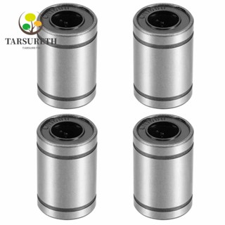 Tarsureth LM10UU ตลับลูกปืนเม็ดกลมเชิงเส้น เหล็กคาร์บอน สีเงิน คุณภาพสูง 10 มม. X 19 มม. X 29 มม. สําหรับเครื่องพิมพ์ 4 ชิ้น