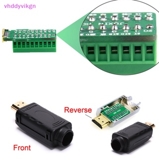 อะแดปเตอร์เชื่อมต่อ VHDD HDMI 2.0 เป็นบอร์ดเทอร์มินัล 20P พร้อมกรอบ