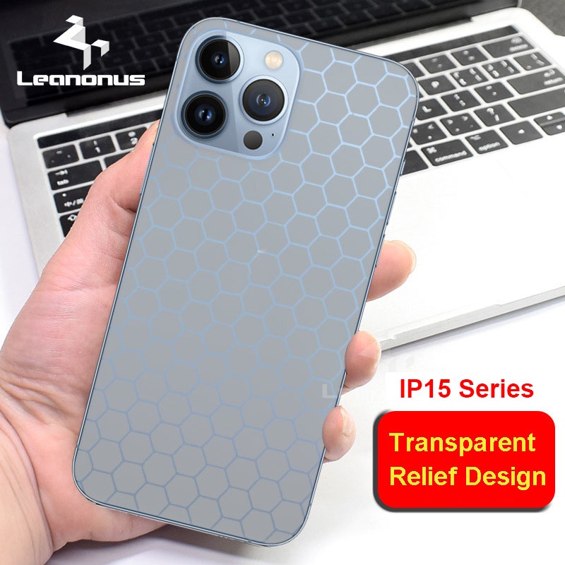 สติกเกอร์ฟิล์ม PVC ใส กันรอยหน้าจอ บางพิเศษ สําหรับ iPhone 15 16 Pro Max Plus