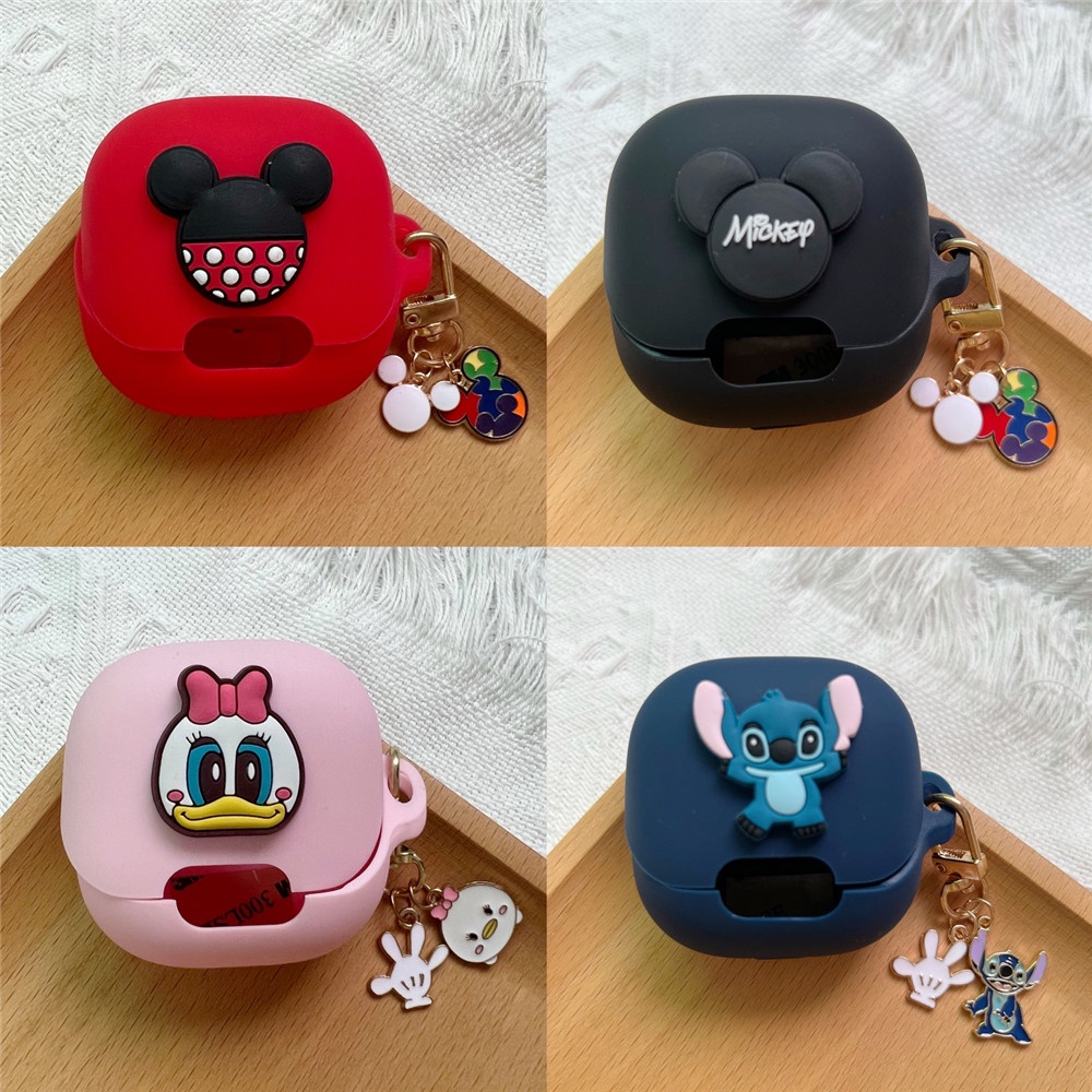 เคสซิลิโคน ลายการ์ตูน พร้อมพวงกุญแจ สําหรับ Anker Soundcore liberty 4 NC