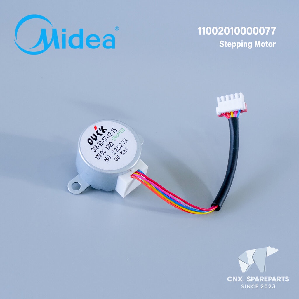 11002010000077 มอเตอร์สวิงแอร์ Midea มอเตอร์สวิงแอร์ไมเดีย (SM-30-17-12-15) อะไหล่แอร์ ของแท้ศูนย์