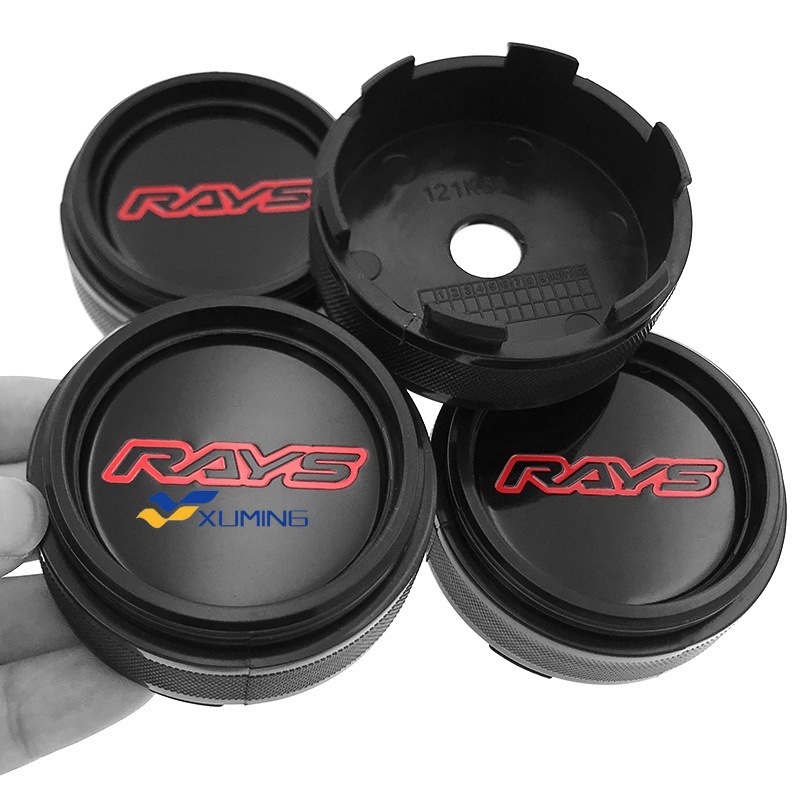 Xuming 4PCS ใหม่ 61 มม.RAYS Volk Racing Rays หมวก CE28 TE37 RE30 ZE40 กีฬาขอบล้อหมวก