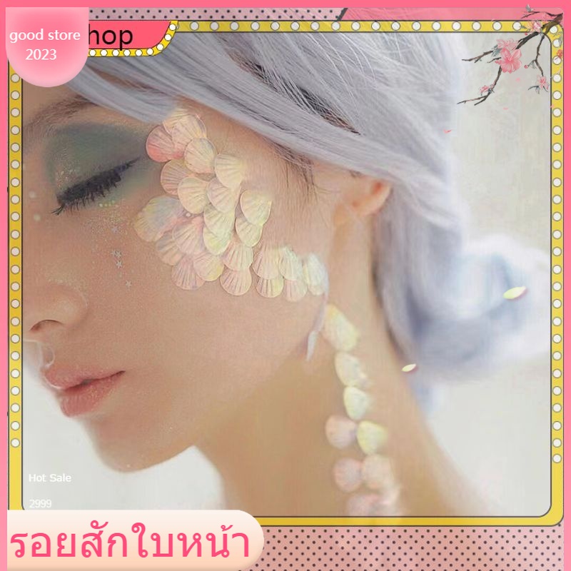 กลิตเตอร์ติดหน้าไข่มุก กลีบดอกไม้ ผีเสื้อ ประดับเลื่อม สําหรับตกแต่งหน้า แต่งหน้า((ไม่ได้แถมกาวสั่งเพิ่มได้คะ