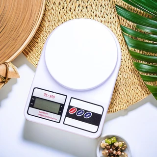 ครื่องชั่งน้ำหนักดิจิตอล แจกแบตเตอรี่ฟรี SF400ตราชั่งดิจิตอล เครื่องชั่งอิเล็กทรอนิกส์สําหรับอาหาร แป้งชั่งน้ําหนัก