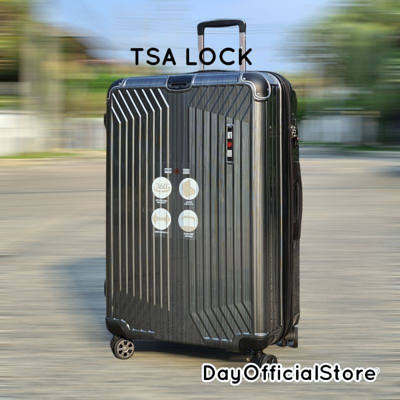 DayLuggage พร้อมส่งในไทย✔️✔️ถูกที่สุด✔️✔️กระเป๋าเดินทาง รุ่น ANTI30  กระเป๋า​เดินทางล้อลาก PC TSA LOCK by DayOfficialSto