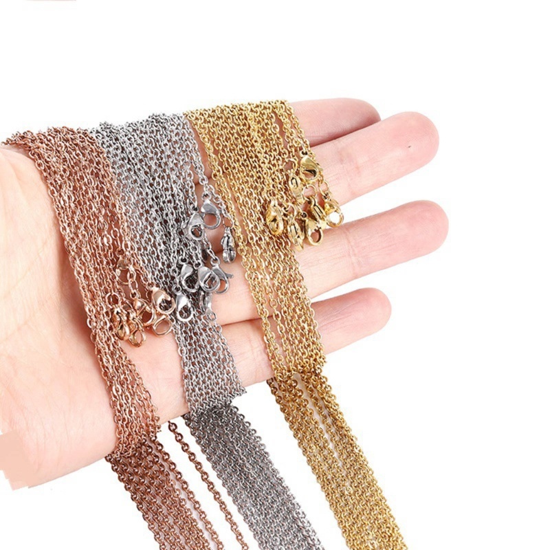 R * 10 ชิ้นโลหะบางสร้อยคอ Lobster Claw Clasps แบน O สร้อยคออุปกรณ์เสริมสําหรับ DIY Jewellery ทํา