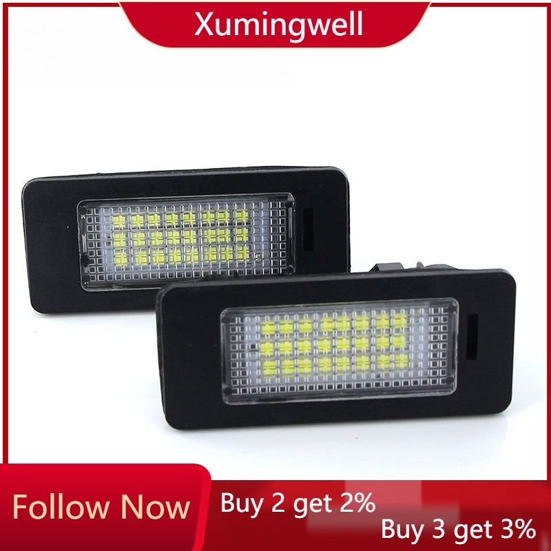 Xuming หลอดไฟ Led ติดป้ายทะเบียนรถยนต์ สําหรับ BMW E60 BMW E39 M5 E70 E71 X5 X6 E60 M5 E90 E92 E93 2