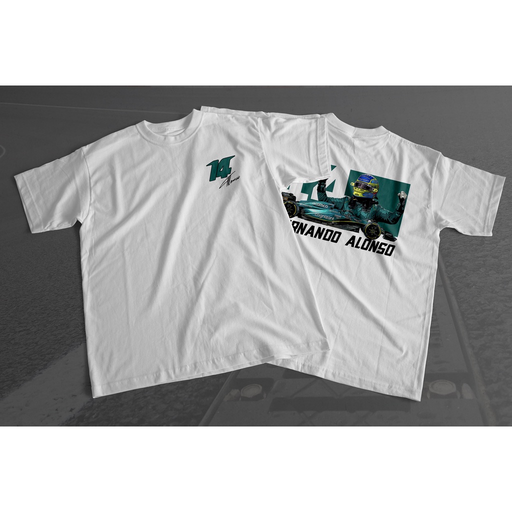 Fernando Alonso Formula 1 Racing Graphic T-Shirt, 2023 F1 Racing Shirt, Motorsport Clothing F1, Asto