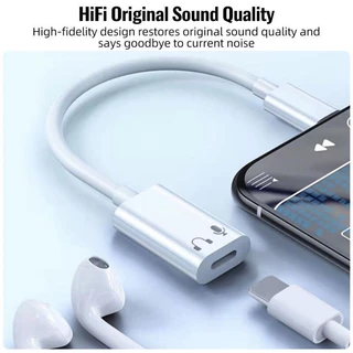 Ankndo อะแดปเตอร์แปลงสายชาร์จ USB Type C เป็น Lightning สําหรับซิงค์ข้อมูล Type C เป็น Lightning Audio