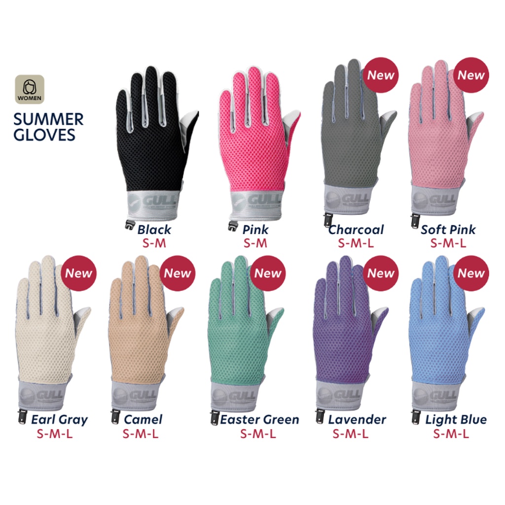 GULL (Gloves) : Summer Gloves WOMEN'S SIZE GA-5579 ถุงมือดำน้ำ รุ่นซัมเมอร์ สำหรับ ผู้หญิง