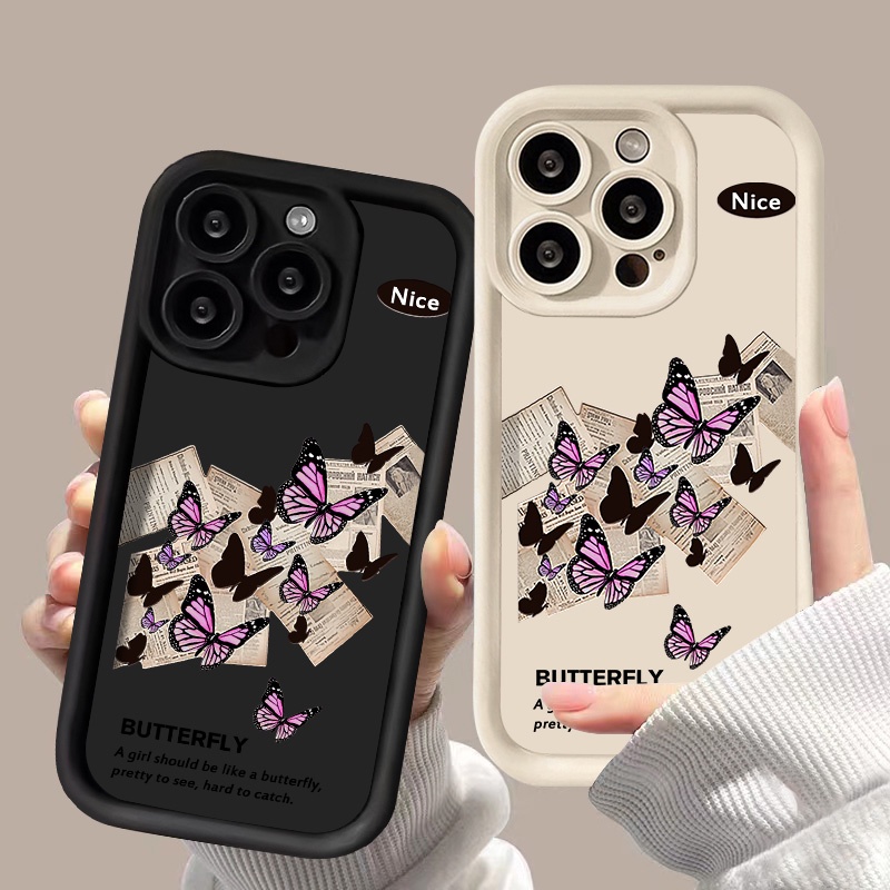 เคสโทรศัพท์มือถือ for iPhone 11 XR 13 12 16 Pro Max 7 8 Plus 14 15 Pro XS Max ฝาครอบโทรศัพท์ทาสีสีสันสดใส