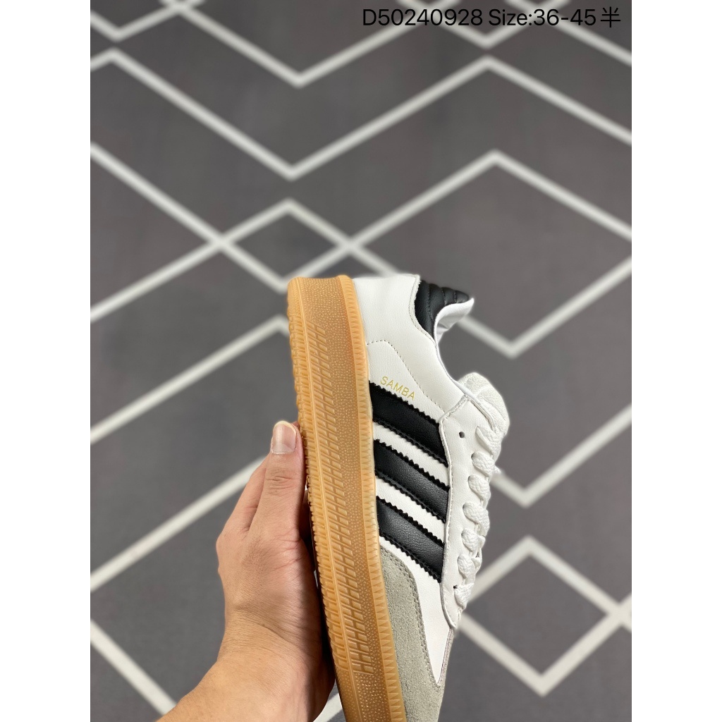 New Adidas Originals Samba XLG ป้องกันการลื่นไถลและสวมใส่แฟชั่นรองเท้ากีฬาลำลองIE1377Hot sales