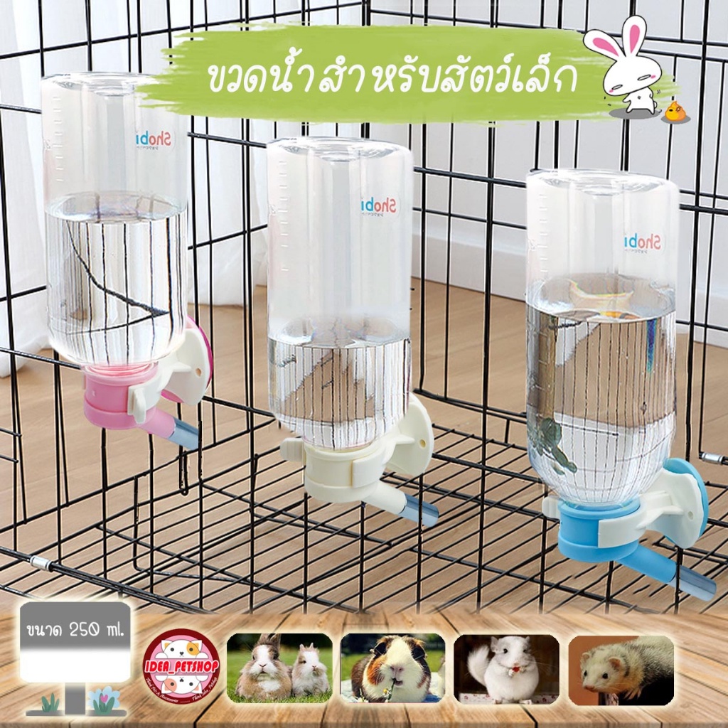 🔥 พร้อมส่ง 🔥 ขวดน้ำกระต่าย ที่ให้น้ำอัตโนมัติ แบบติดกรง กระบอกให้น้ำ Water Dispenser ที่ให้น้ำกระต่า
