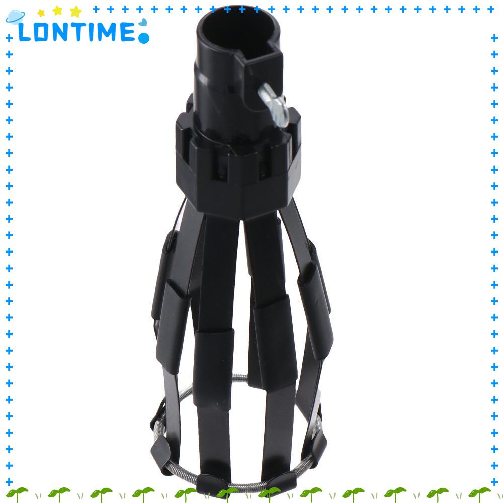 Lontime ตัวเปลี่ยนหลอดไฟฟลัดไลท์ สีดํา เครื่องมือถอดเพดานสูง