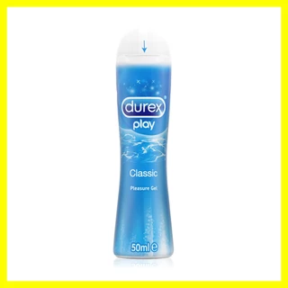 Durex Play Classic Pleasure Gel 50ml เจลหล่อลื่นสูตรน้ำ ปราศจากสีและกลิ่น มอบสัมผัสบางเบาเป็นธรรมชาติ.
