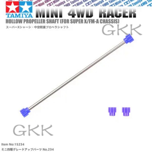 GK TAMIYA Mini 4WD Racer Accessories 15234 Hollow Propeller Shaft For Super X/FM-A Chassis Model Par