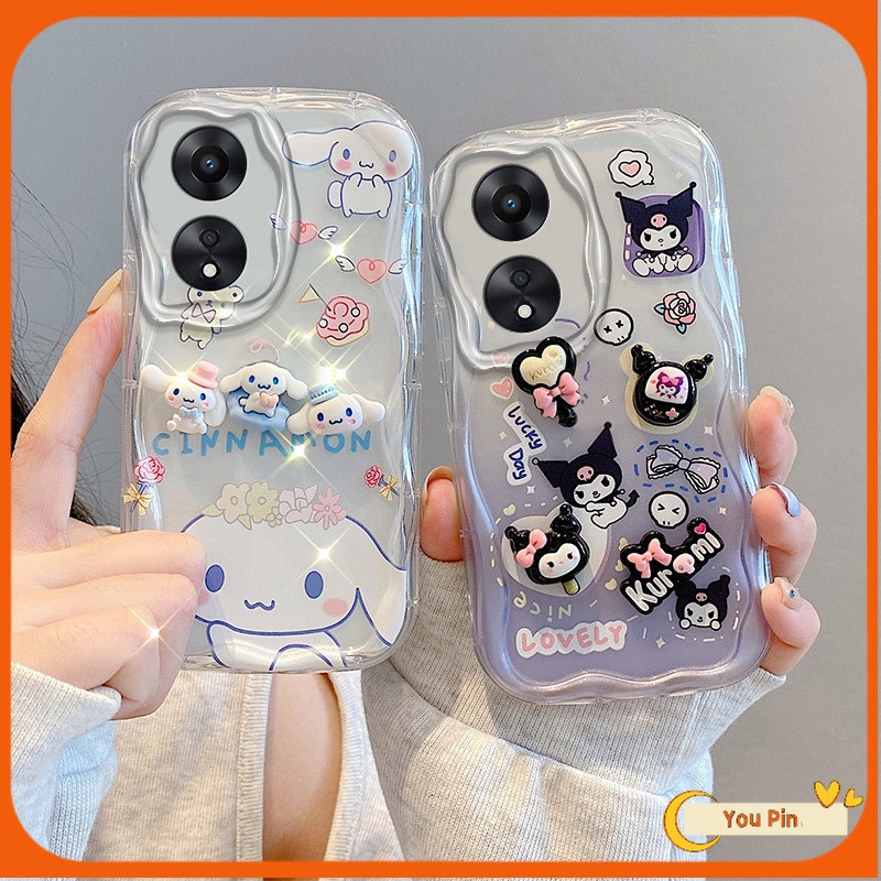 เคสโทรศัพท์มือถือ TPU ลายการ์ตูน 3D แฮนด์เมด Diy สําหรับ Oppo A38 A58 A98 A17 A17K A78 Reno 8T 5G A77 A57 2022 A77S A57S A57E A16K A16E A96 A76 Reno 10 10 Pro 7 8 4G 5G