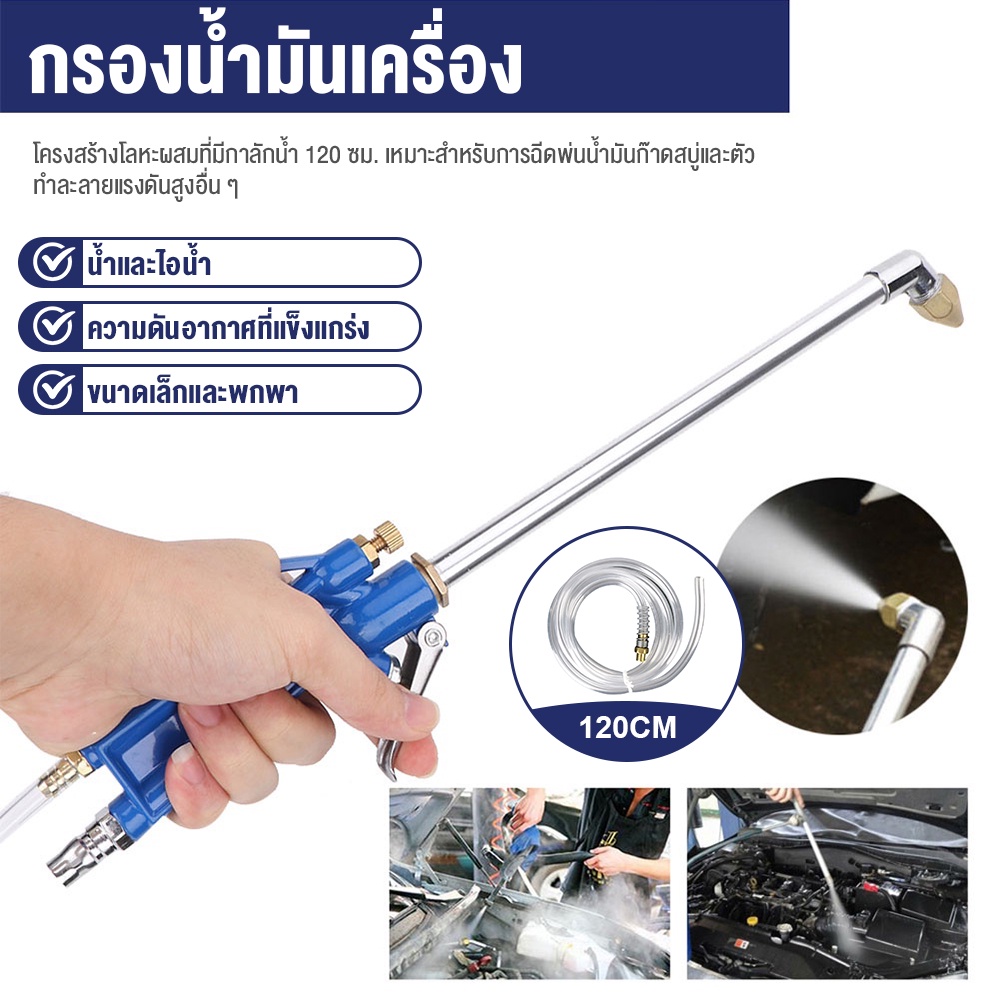 ปืนฉีดน้ําทําความสะอาดเครื่องยนต์ อเนกประสงค์ สไตล์ใหม่ สําหรับรถยนต์