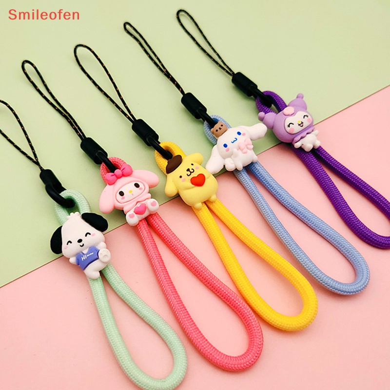 [Smileofen] Sanrio สายคล้องข้อมือ ลายการ์ตูนอนิเมะน่ารัก กันหาย สําหรับโทรศัพท์มือถือ