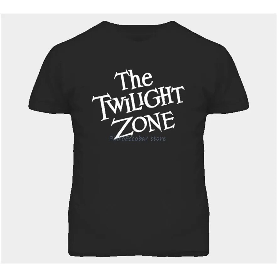 เสื้อยืด พิมพ์ลายโลโก้ The Twilight Zone ขนาดใหญ่