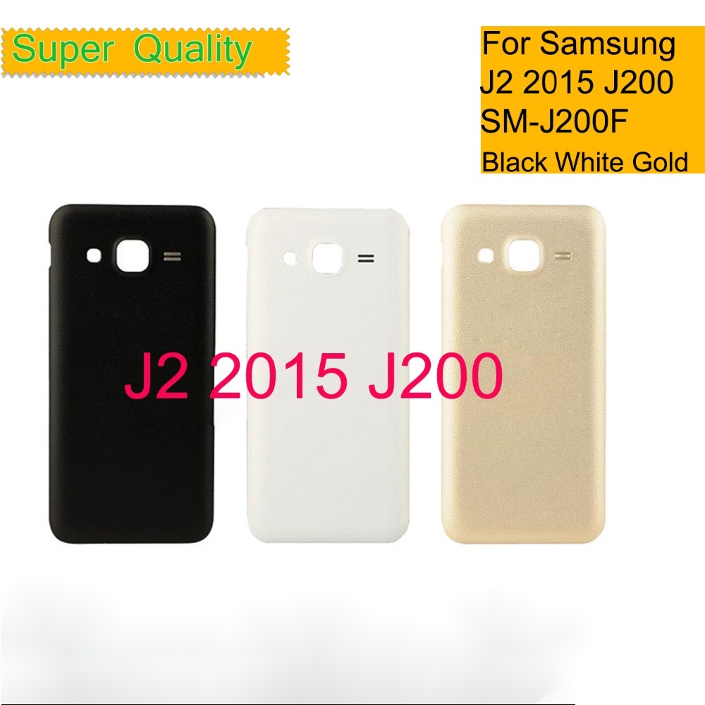 สําหรับ Samsung Galaxy J2 2015 J200 J200F J200Y J200H SM-J200F ฝาครอบแบตเตอรี่ฝาหลังกรณีด้านหลังประต