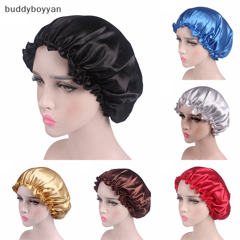 Bbth หมวกคลุมผม ผ้าไหม ปรับได้ สําหรับนอนหลับ กลางคืน